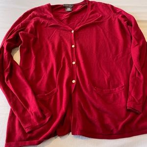 Women’s Red Cardigan